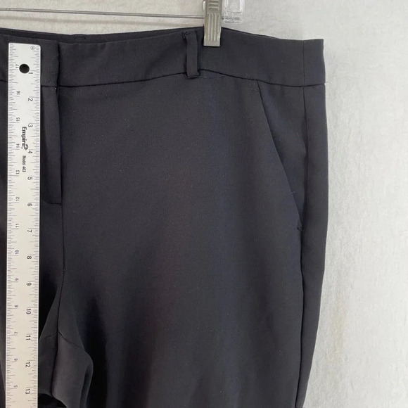 Apt. 9 Pants Women's Sz 18 Black Torie Capri Straight Leg High-Rise Stretch - Picture 4 of 11